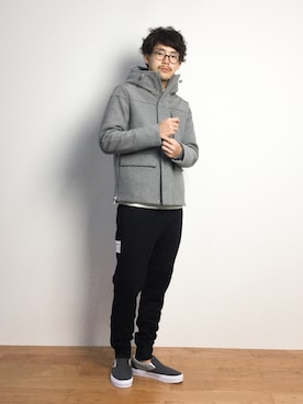 ナカニシアキラさん（メンズ・172cm）の秋コーディネート