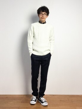 ナカニシアキラさん(メンズ・172cm)の秋コーディネート