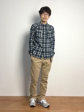ナカニシアキラさん（メンズ・172cm）の秋コーディネート