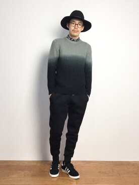 ナカニシアキラさん（メンズ・172cm）の秋コーディネート