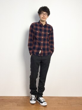 ナカニシアキラさん(メンズ・172cm)の秋コーディネート