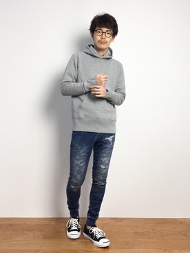 ナカニシアキラさん（メンズ・172cm）の秋コーディネート