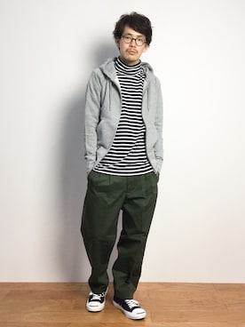 ナカニシアキラさん（メンズ・172cm）の秋コーディネート