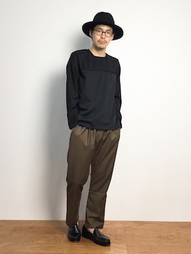 ナカニシアキラさん（メンズ・172cm）の秋コーディネート