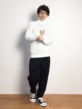 ナカニシアキラさん（メンズ・172cm）の秋コーディネート