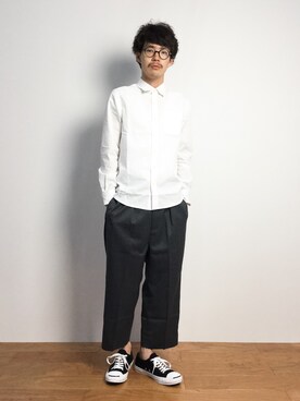 ナカニシアキラさん（メンズ・172cm）の秋コーディネート