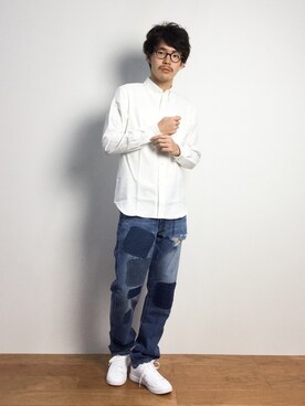 ナカニシアキラさん（メンズ・172cm）の秋コーディネート