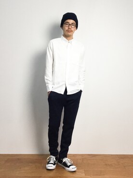 ナカニシアキラさん（メンズ・172cm）の秋コーディネート