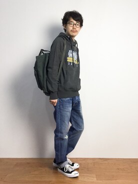 ナカニシアキラさん（メンズ・172cm）の秋コーディネート