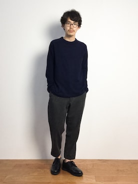 ナカニシアキラさん（メンズ・172cm）の秋コーディネート