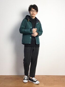 ナカニシアキラさん（メンズ・172cm）の秋コーディネート