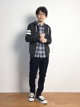 ナカニシアキラさん（メンズ・172cm）の秋コーディネート
