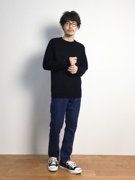 ナカニシアキラさん（メンズ・172cm）の秋コーディネート