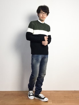 ナカニシアキラさん（メンズ・172cm）の秋コーディネート