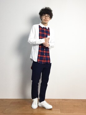 ナカニシアキラさん（メンズ・172cm）の秋コーディネート