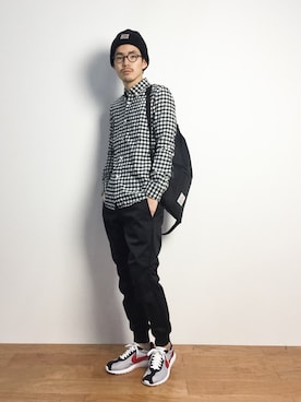 「Carhartt WIP（カーハートダブリューアイピー）のアイテム（帽子）」を使った、ナカニシアキラさん（メンズ・172cm）の秋コーディネート