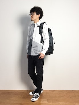 ナカニシアキラさん（メンズ・172cm）の秋コーディネート