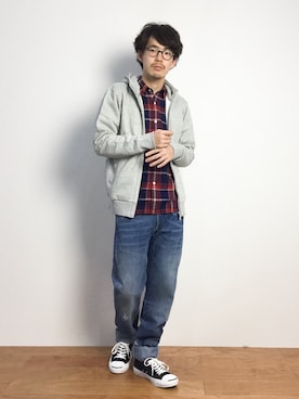 ナカニシアキラさん（メンズ・172cm）の秋コーディネート