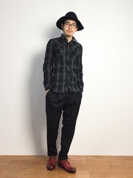 黒チェックシャツ のメンズ人気ファッションコーディネート Wear
