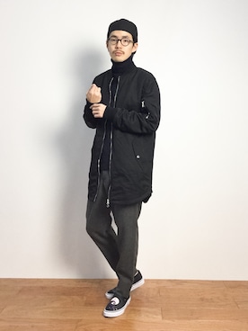 ナカニシアキラさん（メンズ・172cm）の秋コーディネート