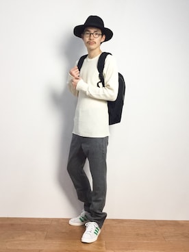 ナカニシアキラさん（メンズ・172cm）の秋コーディネート