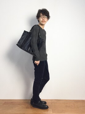 ナカニシアキラさん（メンズ・172cm）の秋コーディネート