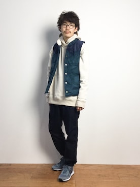 「NAVAL（ナバル）のアイテム（ジャケット/アウター）」を使った、ナカニシアキラさん（メンズ・172cm）の秋コーディネート