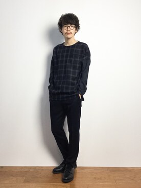 ナカニシアキラさん(メンズ・172cm)の秋コーディネート