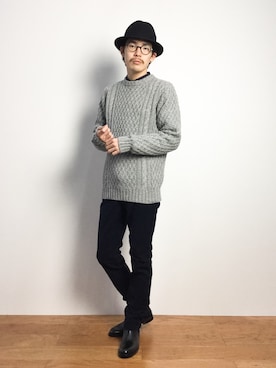 ナカニシアキラさん(メンズ・172cm)の秋コーディネート