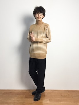 ナカニシアキラさん（メンズ・172cm）の秋コーディネート