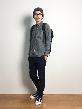 ナカニシアキラさん(メンズ・172cm)の秋コーディネート