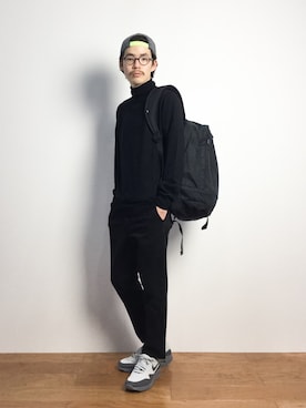 「green label relaxing（グリーンレーベルリラクシング）のアイテム（キャップ）」を使った、ナカニシアキラさん（メンズ・172cm）の秋コーディネート