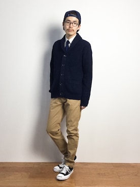 ナカニシアキラさん（メンズ・172cm）の秋コーディネート