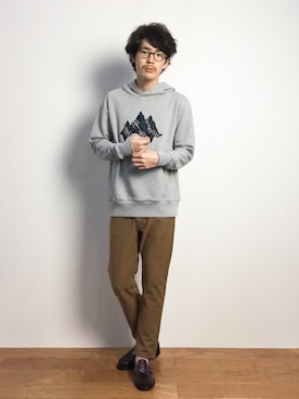 ナカニシアキラさん（メンズ・172cm）の秋コーディネート