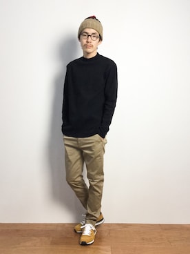 ナカニシアキラさん（メンズ・172cm）の秋コーディネート