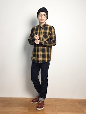 ナカニシアキラさん（メンズ・172cm）の秋コーディネート