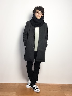 「CIAOPANIC（チャオパニック）のアイテム（その他アウター）」を使った、ナカニシアキラさん（メンズ・172cm）の秋コーディネート