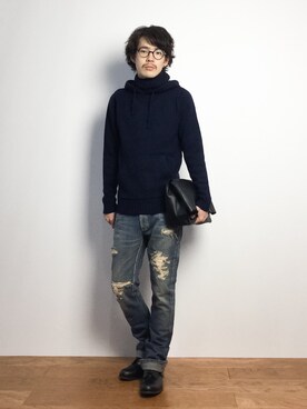 ナカニシアキラさん(メンズ・172cm)の秋コーディネート