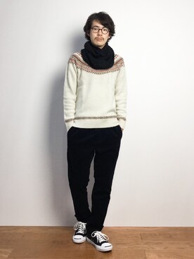 ナカニシアキラさん(メンズ・172cm)の秋コーディネート