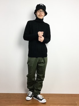 ナカニシアキラさん(メンズ・172cm)の冬コーディネート