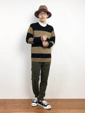 ナカニシアキラさん(メンズ・172cm)の冬コーディネート