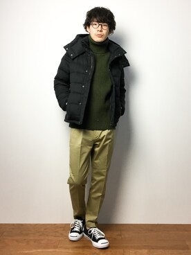 ナカニシアキラさん（メンズ・172cm）の冬コーディネート