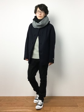 ナカニシアキラさん(メンズ・172cm)の冬コーディネート
