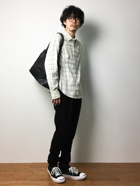 ナカニシアキラさん（メンズ・172cm）の冬コーディネート