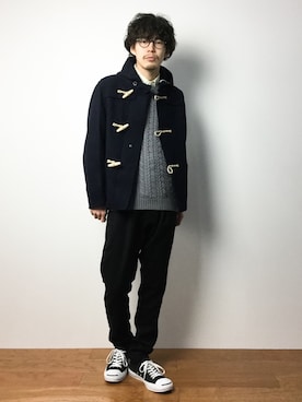 ナカニシアキラさん（メンズ・172cm）の冬コーディネート