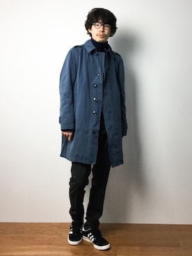 ナカニシアキラさん(メンズ・172cm)の冬コーディネート