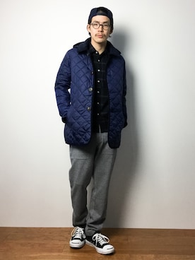 ナカニシアキラさん（メンズ・172cm）の冬コーディネート