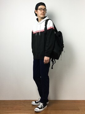ナカニシアキラさん（メンズ・172cm）の冬コーディネート