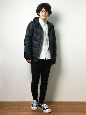 ナカニシアキラさん（メンズ・172cm）の冬コーディネート
