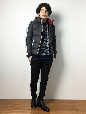 ナカニシアキラさん(メンズ・172cm)の冬コーディネート